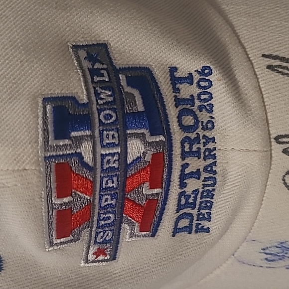 Super Bowl XL 40 Detroit 2006 Cap Quarterback Autographed Ball Cap Football - Picture 2 of 10